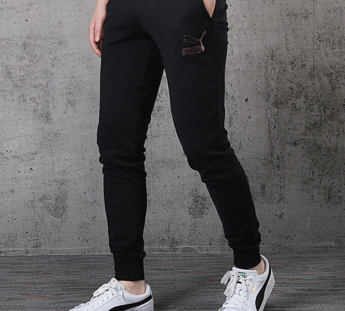 Pantalones deportivos de punto “Negro y blanco”