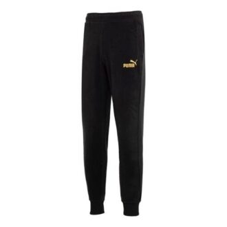 Pantalones deportivos Ess+ Tape Golden! Logo “Negro”