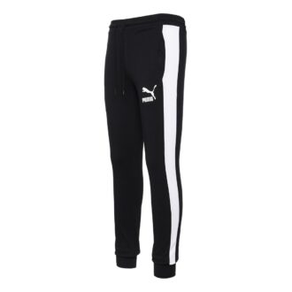 Pantalones deportivos icónicos T7 “Negro y blanco”