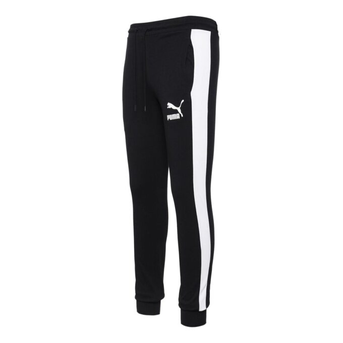 Pantalones deportivos icónicos T7 “Negro y blanco”
