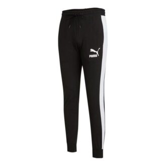 Pantalones deportivos icónicos T7 “Negro y blanco”