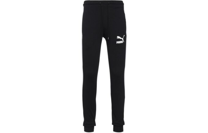 Pantalones deportivos icónicos T7 “Negro y blanco”