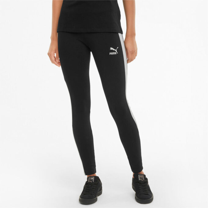 Pantalones deportivos icónicos T7 negros para mujer