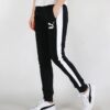 Pantalones deportivos icónicos T7 para mujer, color negro