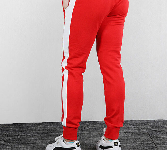 Pantalones deportivos icónicos T7 “Rojo y blanco”
