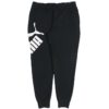 Pantalones deportivos negros con logo grande