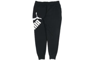Pantalones deportivos negros con logo grande