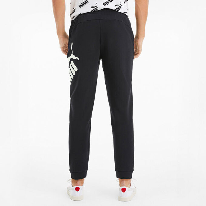 Pantalones deportivos negros con logo grande