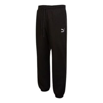 Pantalones deportivos negros con logo pequeño Classics