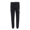 Pantalones deportivos negros con logotipo gráfico de archivo