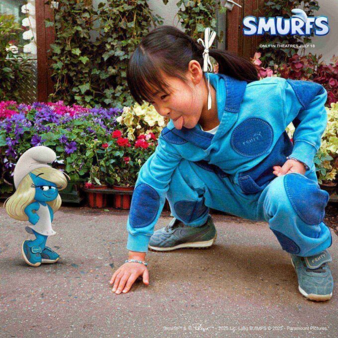 Pantalones deportivos para niños pequeños FENTY x PUMA x SMURFS Pantalones deportivos para niños pequeños FENTY x PUMA x SMURFS