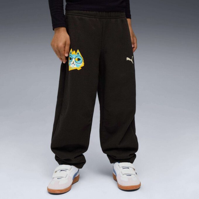 Pantalones deportivos para niños pequeños Moody Cat Pantalones deportivos para niños pequeños Moody Cat