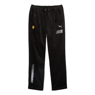 Pantalones deportivos PUMA x Ferrari Race Garage para hombre con logotipo