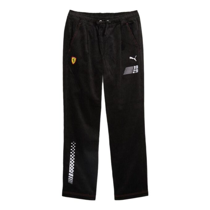 Pantalones deportivos PUMA x Ferrari Race Garage para hombre con logotipo