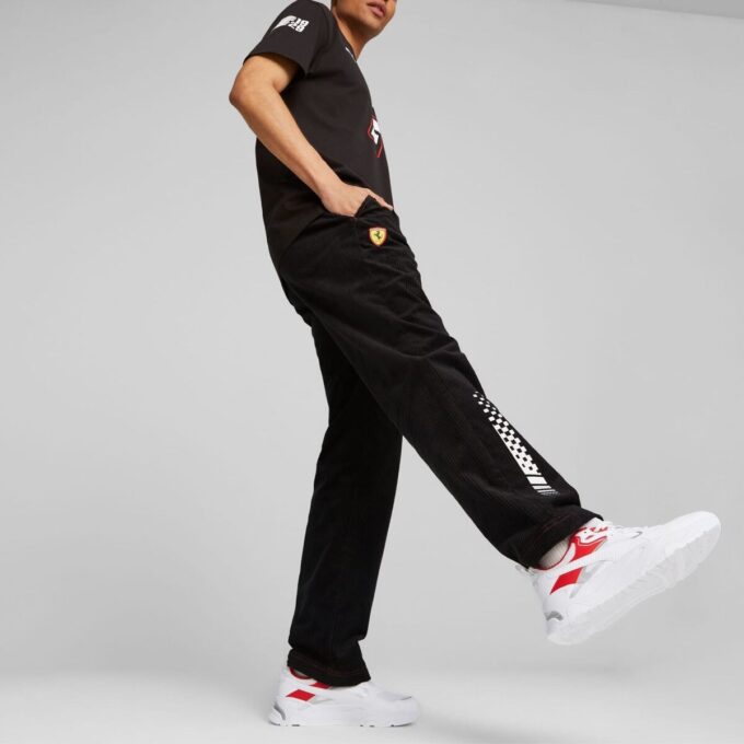 Pantalones deportivos PUMA x Ferrari Race Garage para hombre con logotipo