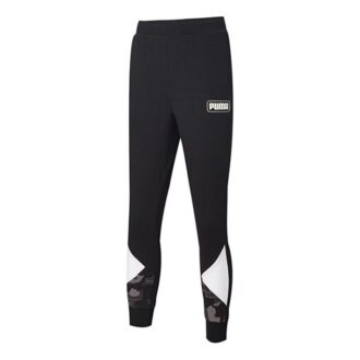 Pantalones deportivos Rebel Camo AOP “Negro”