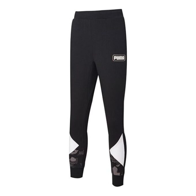 Pantalones deportivos Rebel Camo AOP “Negro”