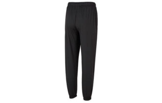 Pantalones deportivos rectos con logotipo en negro