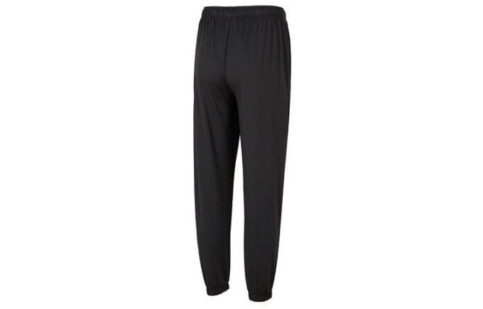 Pantalones deportivos rectos con logotipo en negro