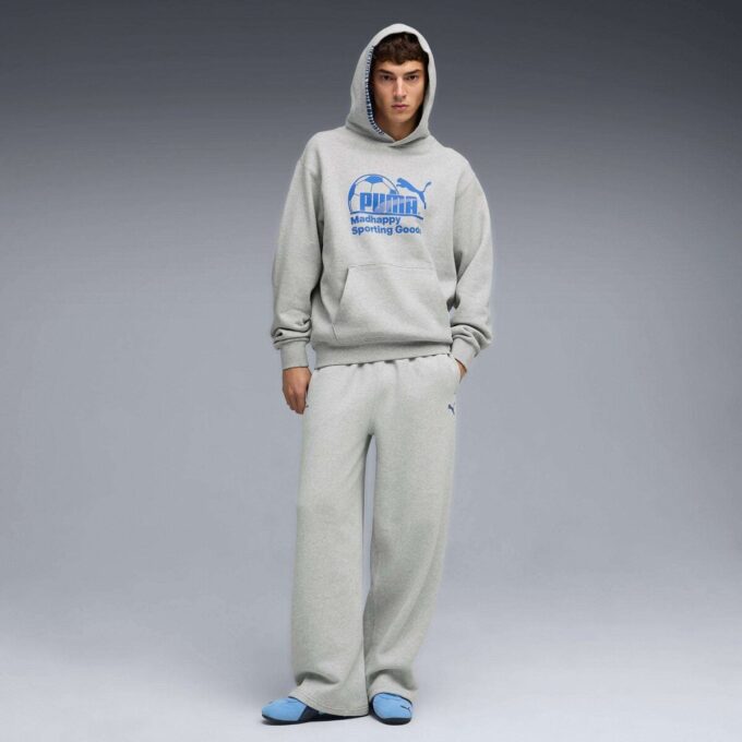 Pantalones deportivos rectos de polar PUMA x MADHAPPY Pantalones deportivos rectos de polar PUMA x MADHAPPY