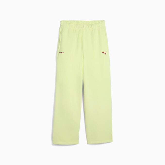 Pantalones deportivos rectos de polar PUMA x MADHAPPY Pantalones deportivos rectos de polar PUMA x MADHAPPY