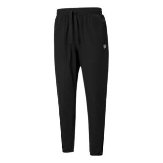 Pantalones Downtown con logo pequeño en blanco y negro