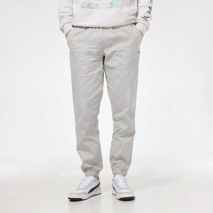 Pantalones Downtown Small Logo “Gris Negro”