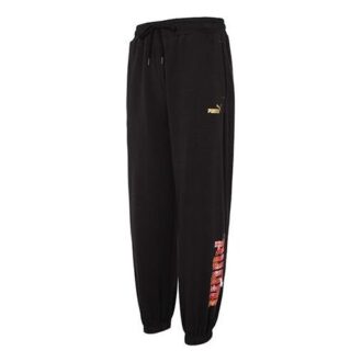 Pantalones Essentials Cny Graphic “Negro”
