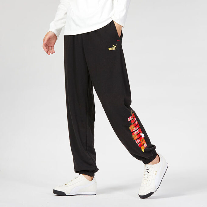 Pantalones Essentials Cny Graphic “Negro”