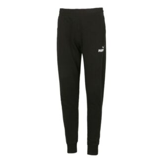 Pantalones Essentials con logotipo en blanco y negro