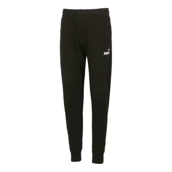 Pantalones Essentials con logotipo en blanco y negro