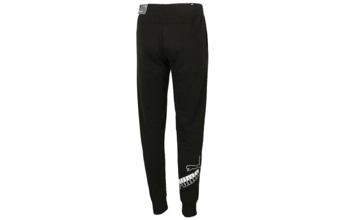 Pantalones Essentials con logotipo en blanco y negro