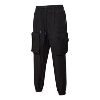 Pantalones largos casuales tejidos con cordón PUMA x ATTEMPT Crossover negros