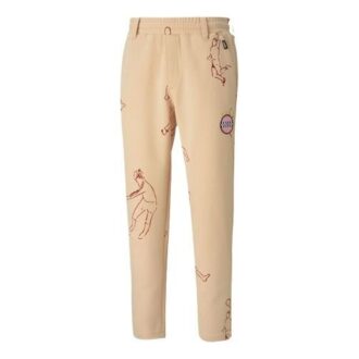 Pantalones largos de punto PUMA x KS TAILORED PANTS Melocotón