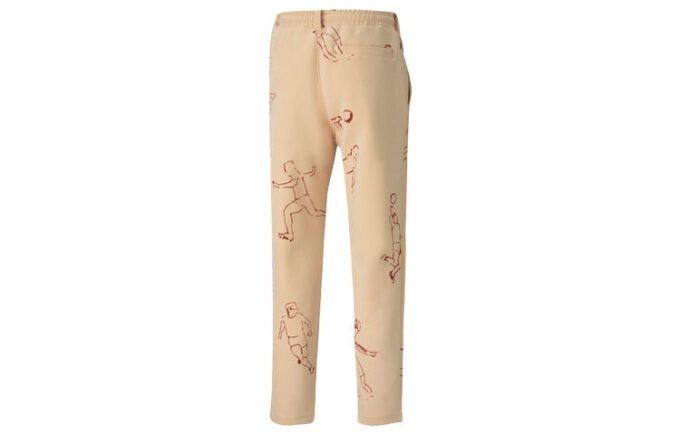 Pantalones largos de punto PUMA x KS TAILORED PANTS Melocotón
