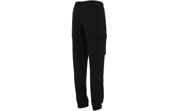 Pantalones largos deportivos negros transpirables para entrenamiento de carrera