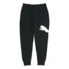 Pantalones negros con logo grande