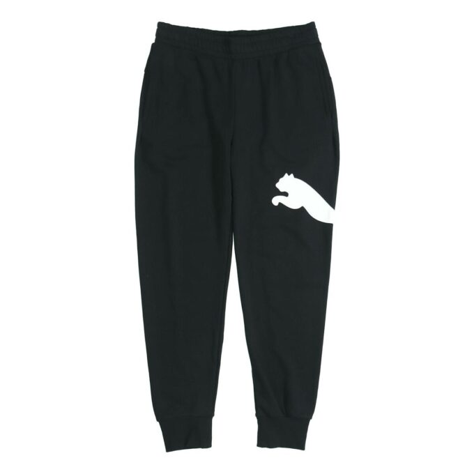 Pantalones negros con logo grande