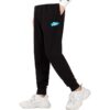 Pantalones negros con logo gráfico de tendencia