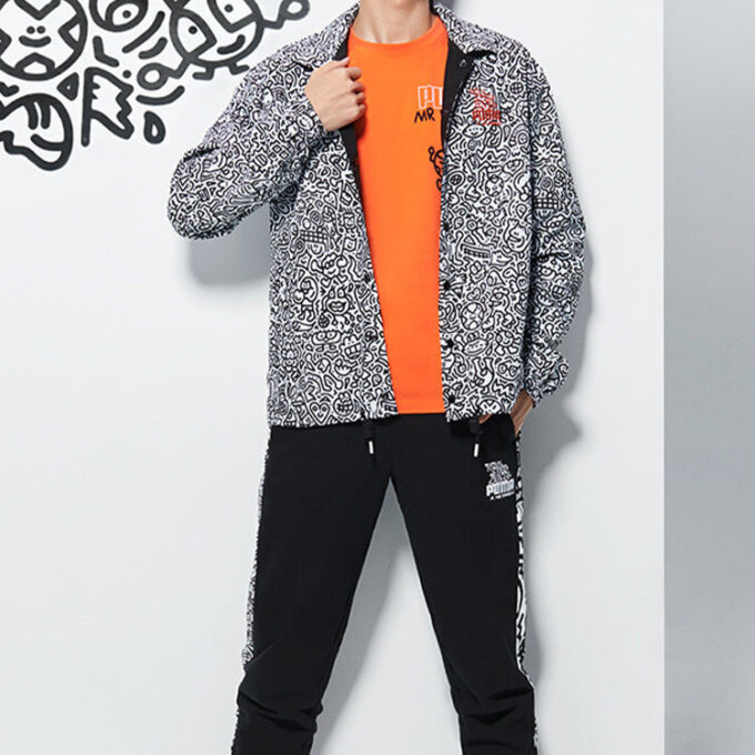 Pantalones PUMA x Mr Doodle “Negro y blanco”