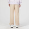 Pantalones rectos con insignia del equipo en beige