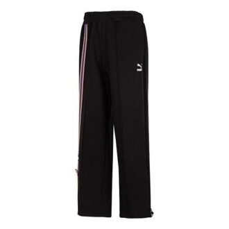 Pantalones rectos con insignia del equipo “Negro”