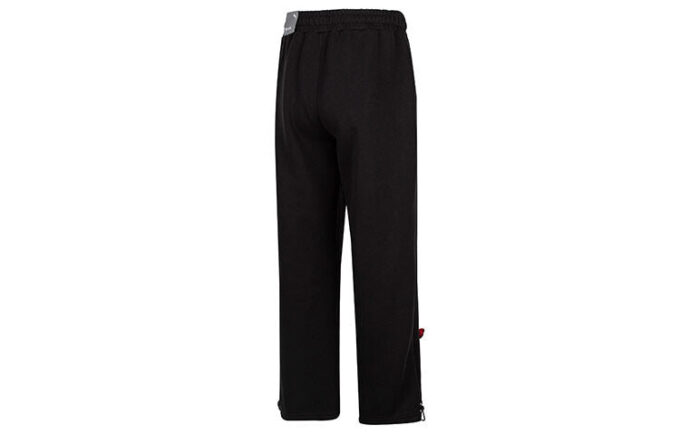 Pantalones rectos con insignia del equipo “Negro”