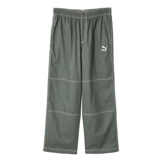 Pantalones tejidos Swxp D con logo “Verde oliva”