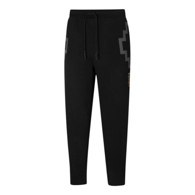 Pantalones unisex PUMA x PRONOUNCE 7/8 con estampado geométrico, color negro