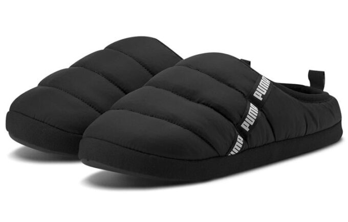 Pantuflas Scuff “Negro Blanco”