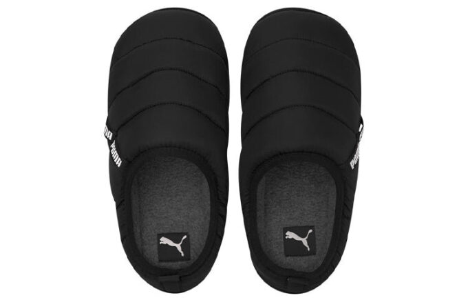 Pantuflas Scuff “Negro Blanco”