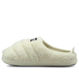 Pantuflas Scuff Sherpa “Blanco susurro”