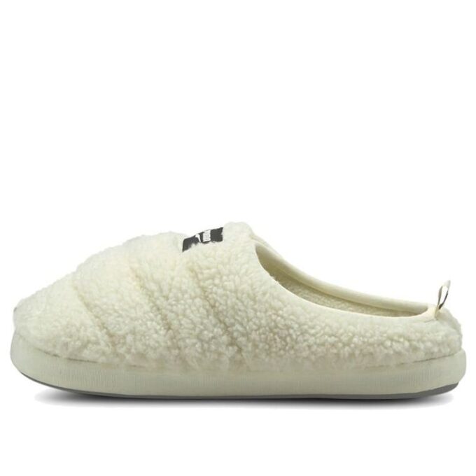 Pantuflas Scuff Sherpa “Blanco susurro”