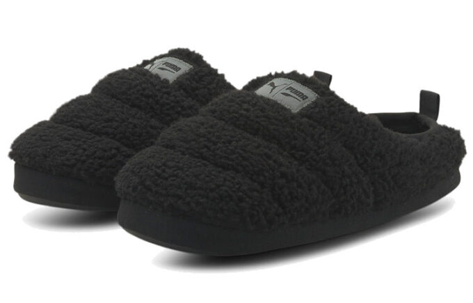 Pantuflas Scuff Sherpa “Negras”